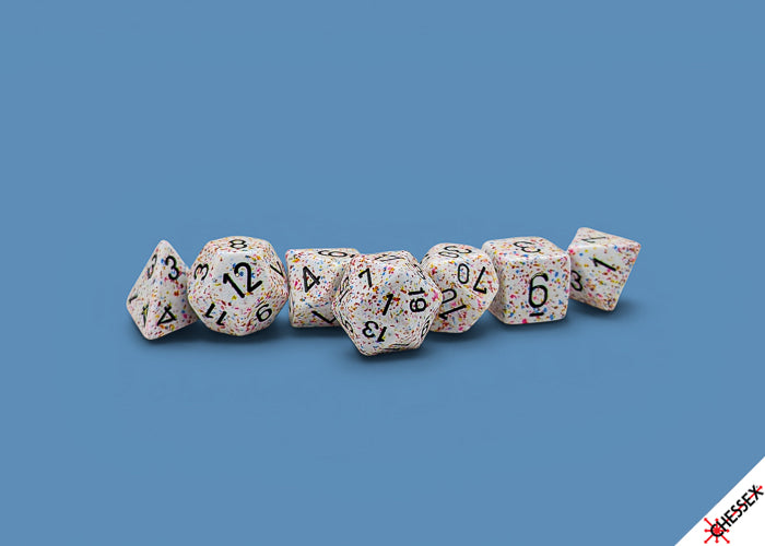 Chessex - 25321 Speckled Birthday Polyhedral 7-Dice Set