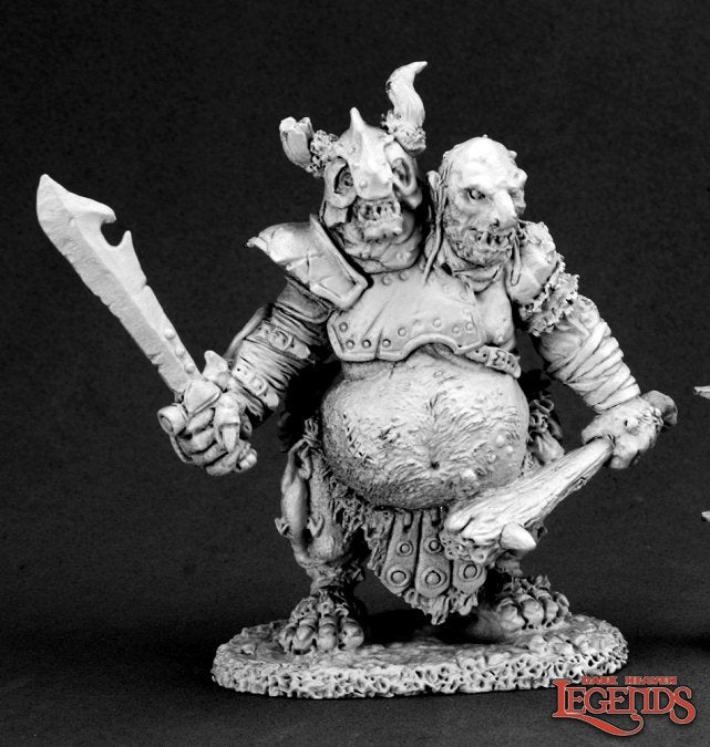 Reaper 02657 Lardgulp, Two Headed Troll (metal)