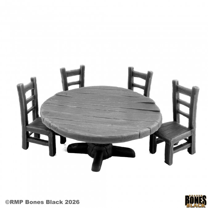Reaper 44330 Round Table and Chairs (4)