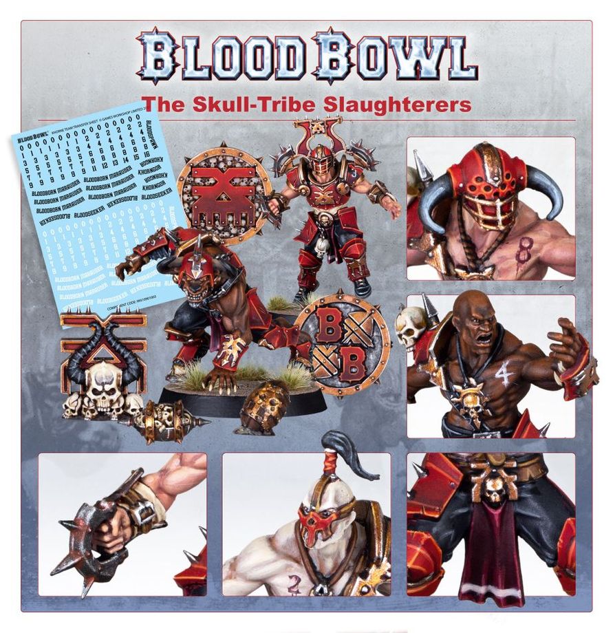 Blood Bowl: Khorne Blood Bowl Team: The Skull-Tribe Slaughterers
