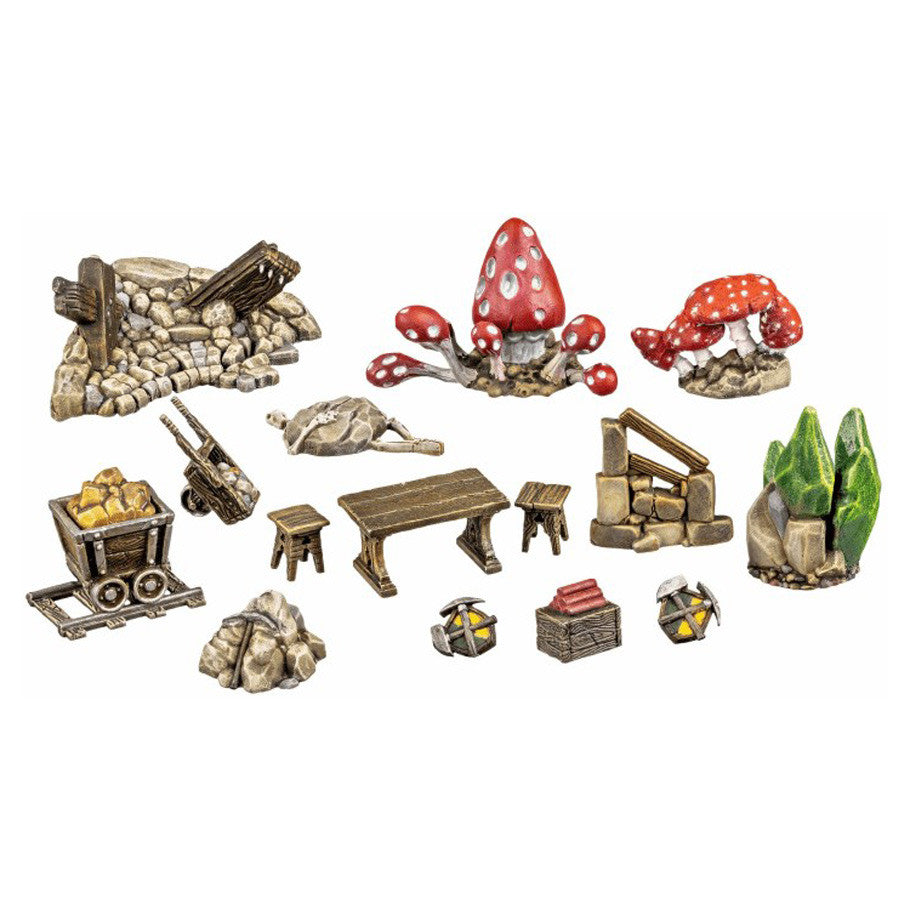 Dungeons & Lasers: Dwarven Mine Props