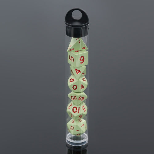 TwoFaad - Cyan Mini Metal 7 Dice Piece set