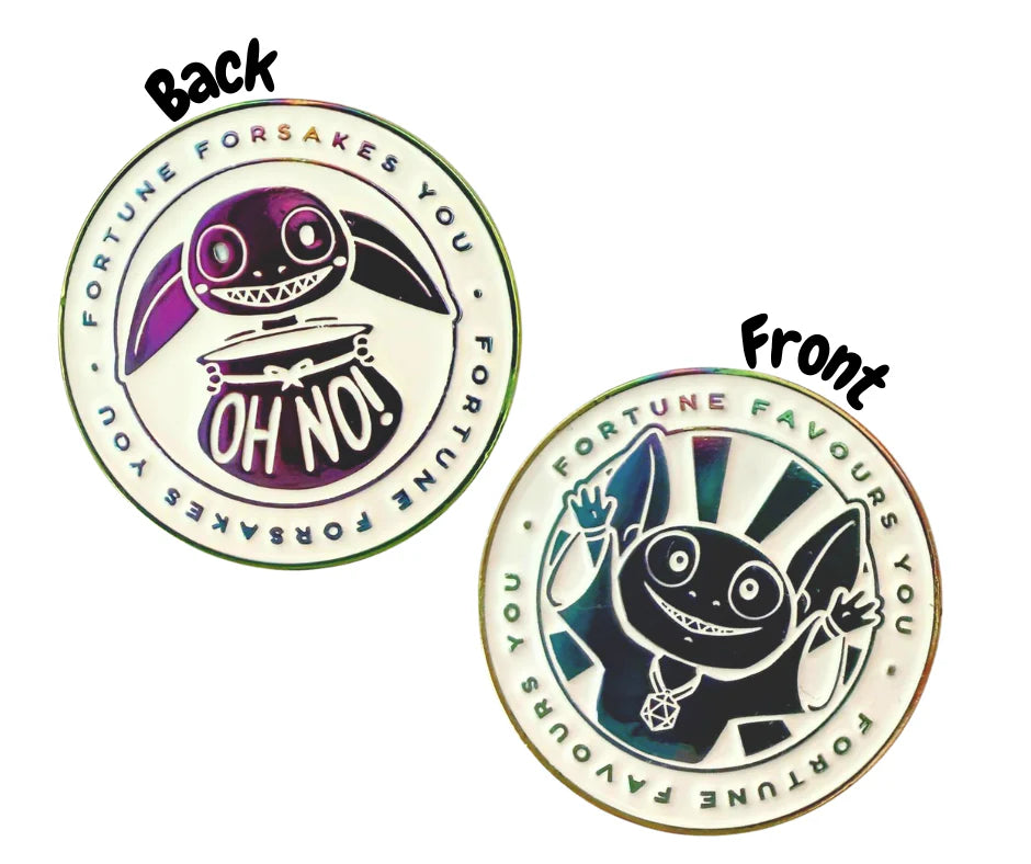 Mystery Dice Goblin - Collectable Coin - Quinny