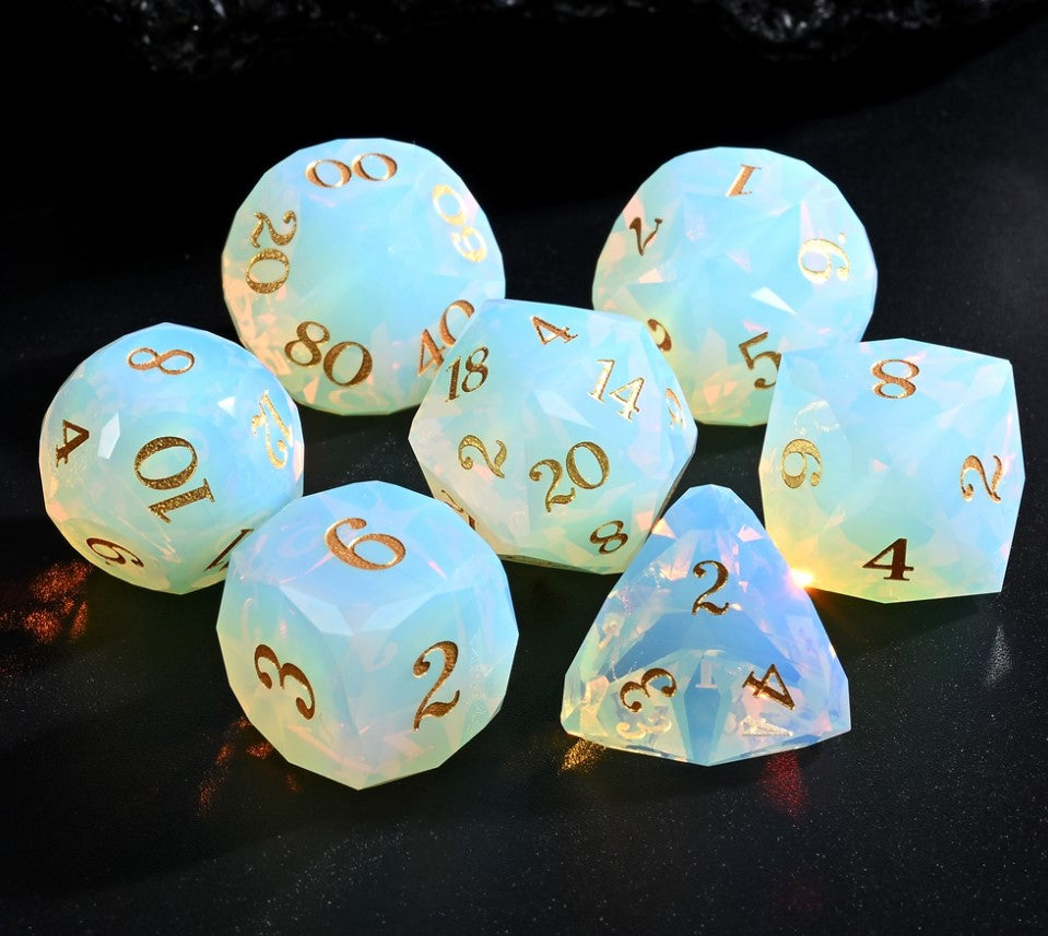 TwoFaad - Opalite Multi-faceted Semi-Precious Gemstone