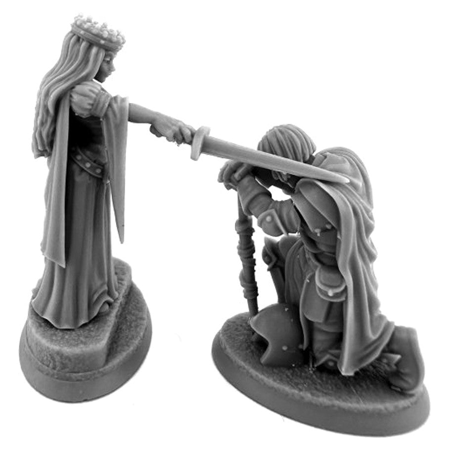 Reaper 07210 Dungeon Dwellers: The Oath Queen and Knight Vignette