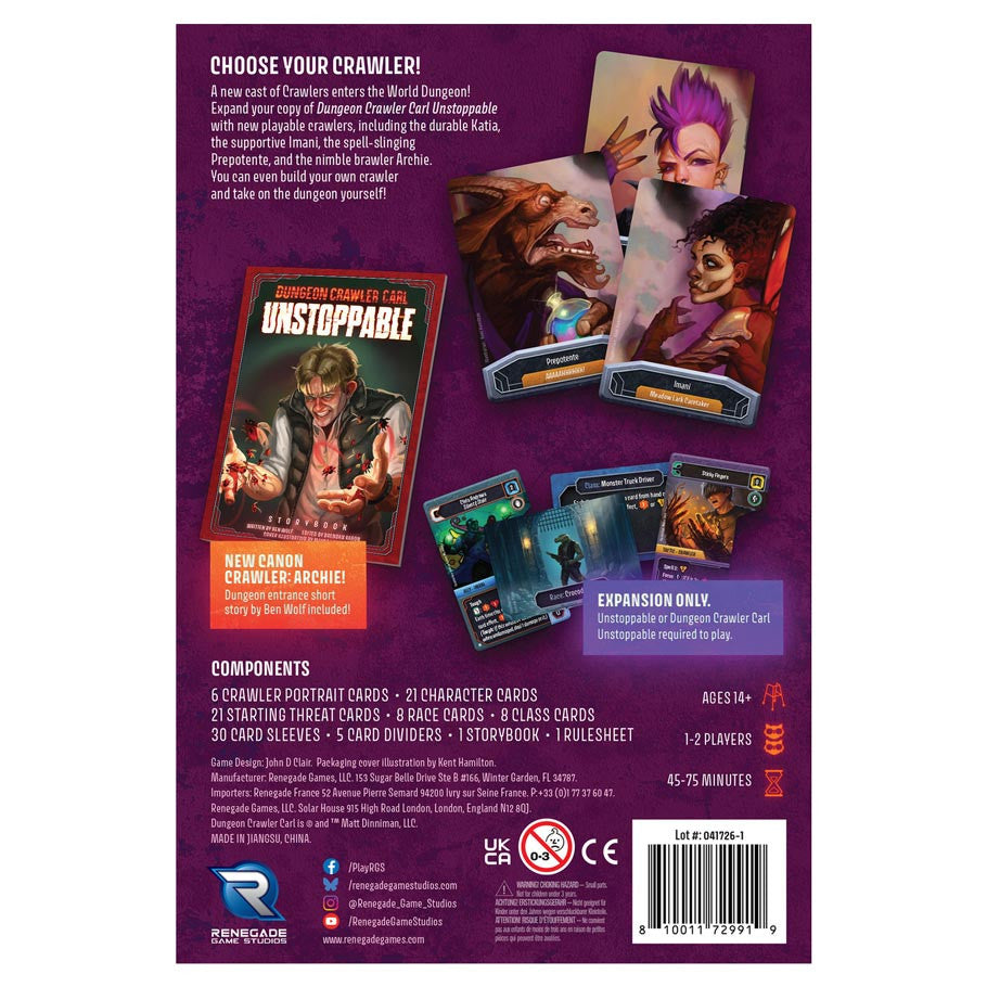 Dungeon Crawler Carl Unstoppable: Crawler Chaos Expansion