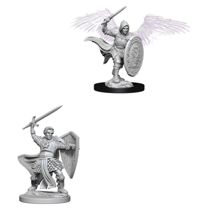 D&D: Nolzur's Marvelous Minis: Aasimar Male Paladin W5 (Unpainted)