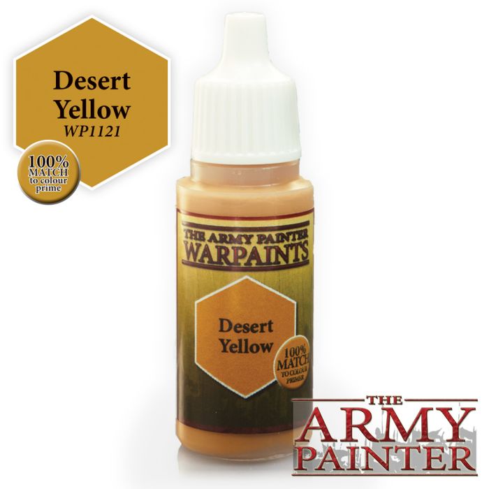 Army Painter - Warpaints: Acrylic: Desert Yellow 18ml