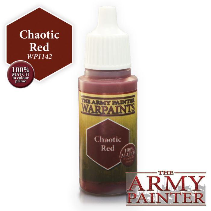 Army Painter - Warpaints: Acrylic: Chaotic Red 18ml