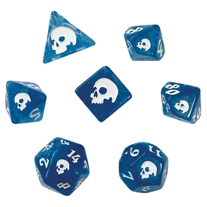 Black Oak Workshop - Black Death - Frost Plague 7 Set of Dice