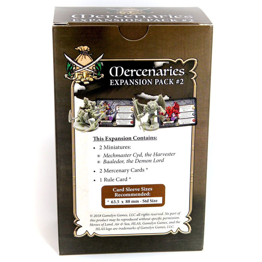 Heroes of Land, Air & Sea: Mercenary Pack 2