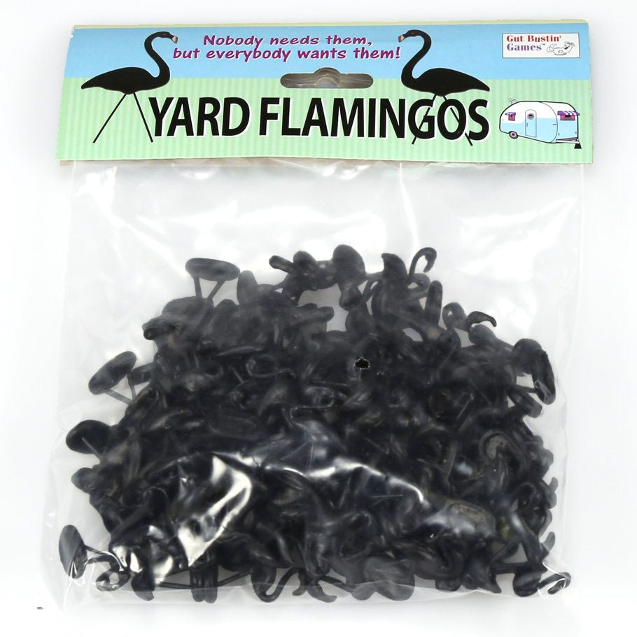 Trailer Park Wars! Black Flamingos