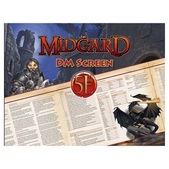 5E Midgard GM Screen