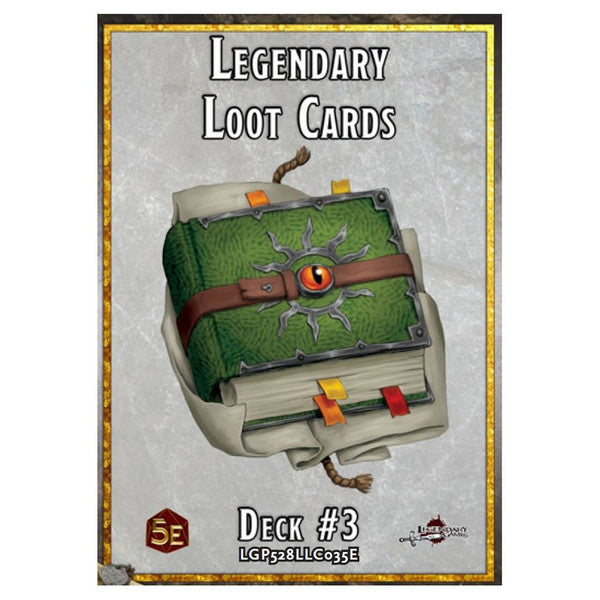 5E Legendary Loot Cards: Deck #3