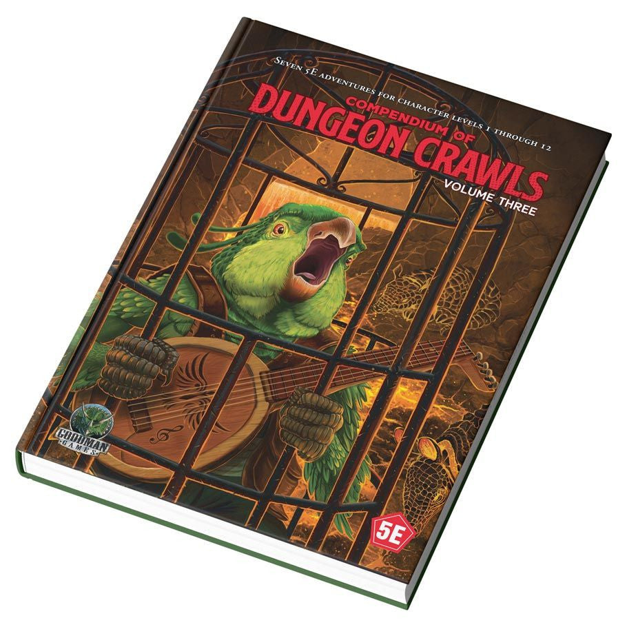 5E Fifth Edition Fantasy: Adventure: Compendium of Dungeon Crawls Volume 3