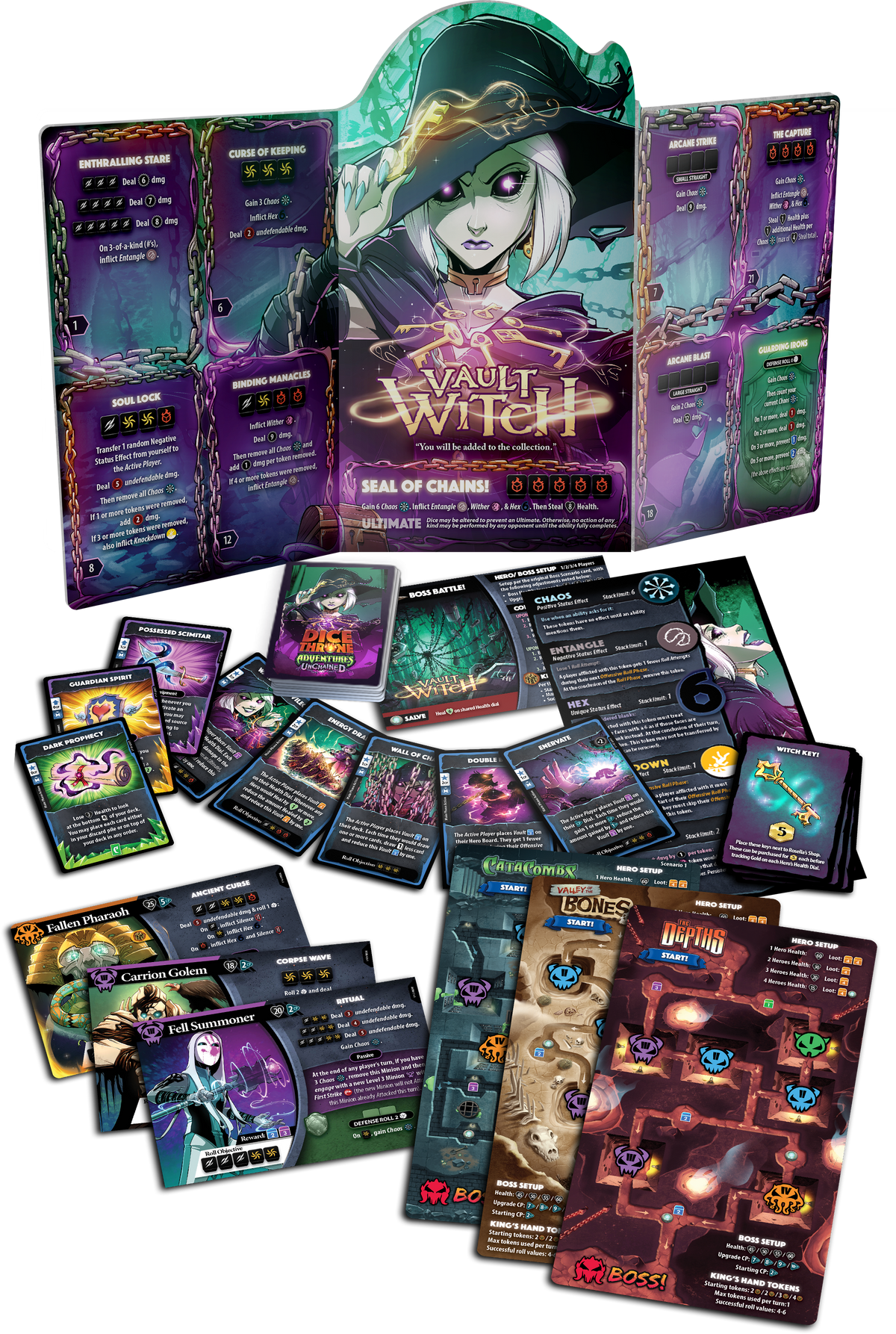 DICE THRONE ADVENTURES - UNCHAINED EXPANSION