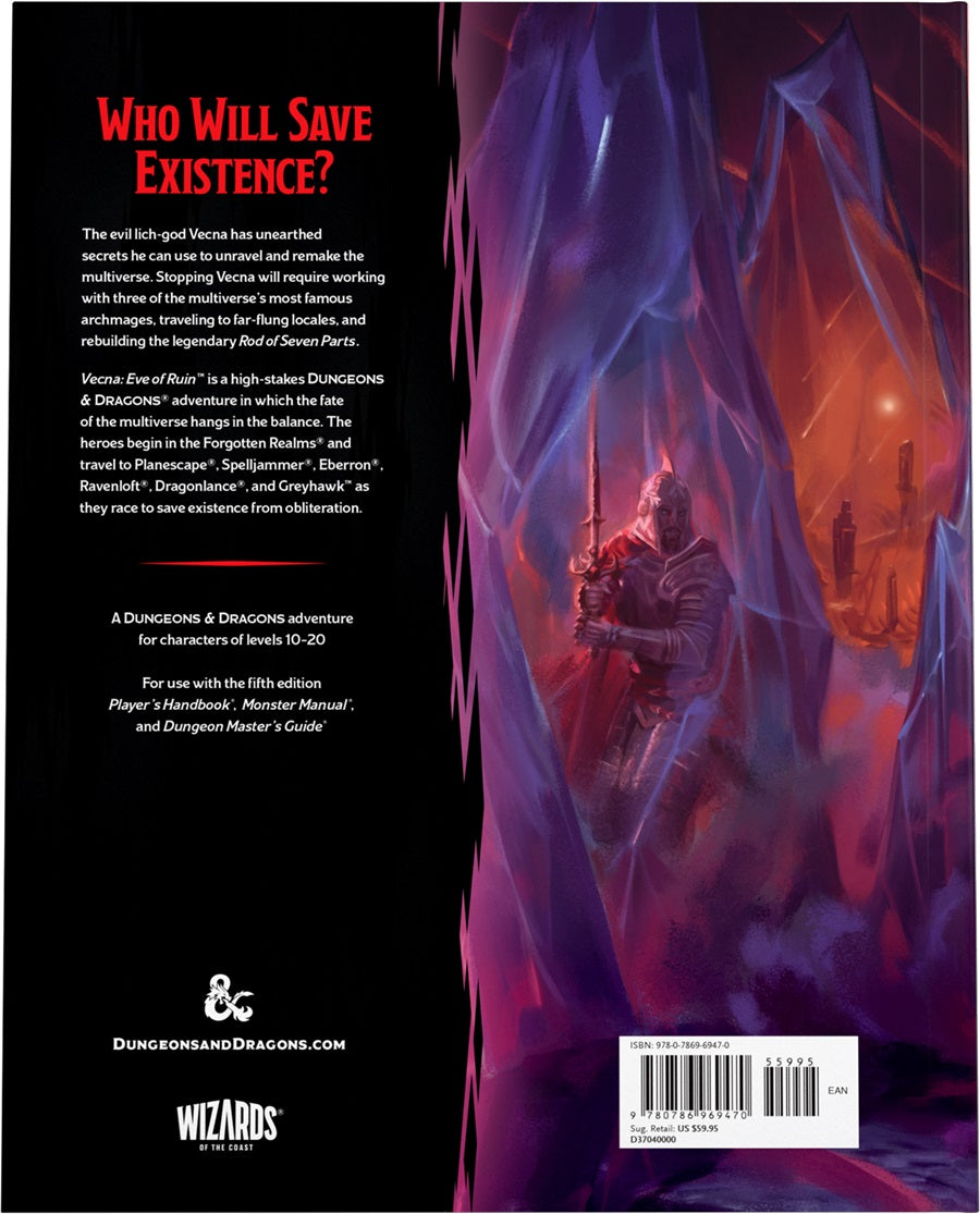 5.5E DND RPG VECNA EVE OF RUIN HC