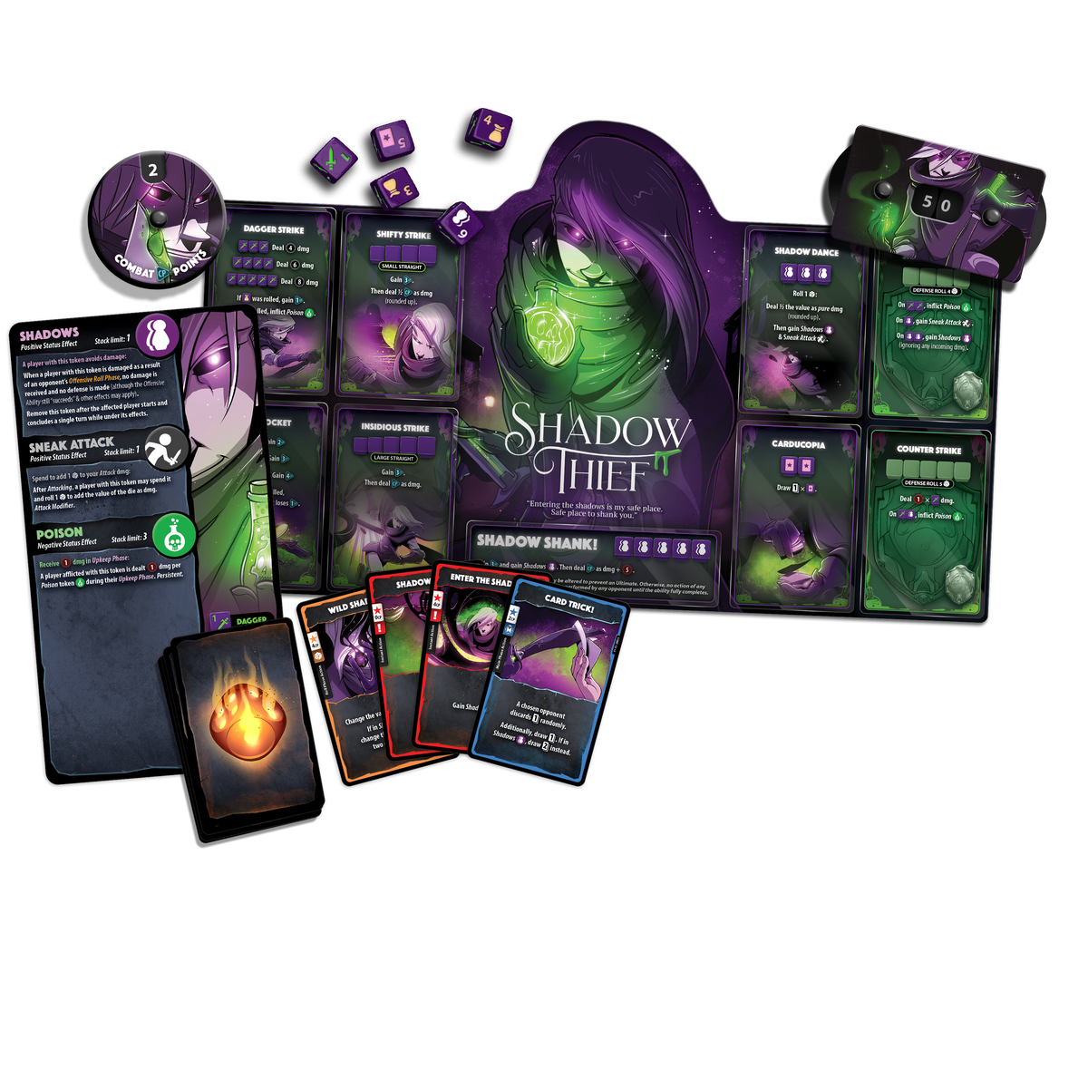 DICE THRONE HERO PACK - SHADOW THIEF