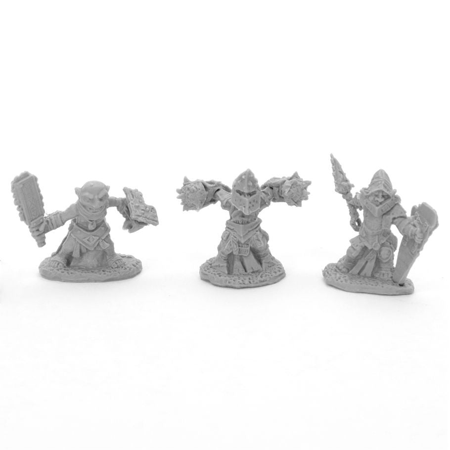 Reaper 44041 Bones Black: Bloodstone Gnome Warriors (3)