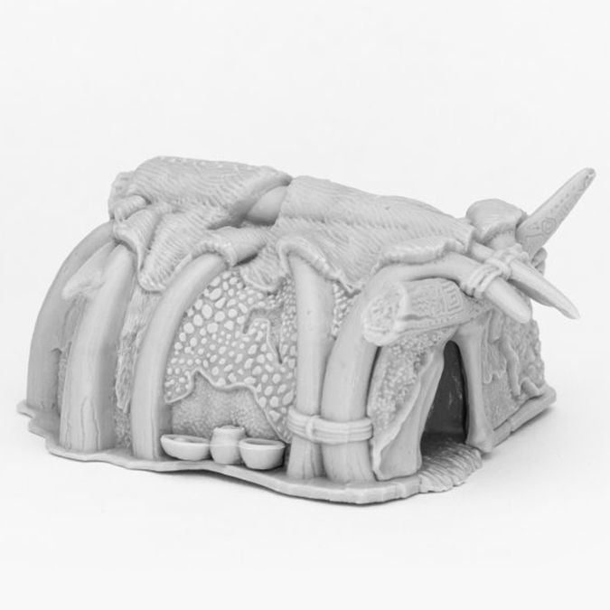 Reaper 44087 Bones Black: Runehorn Hut