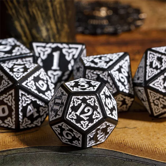 TwoFaad - Yule 7-Set RPG Dice