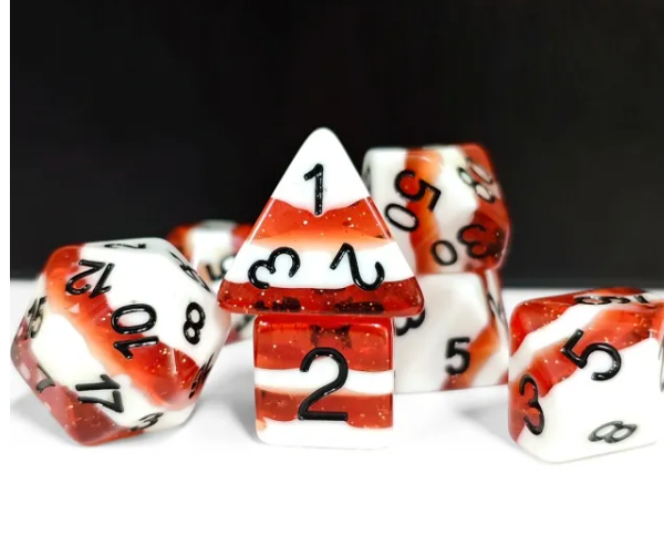SkullSplitter Candy Cane Dice