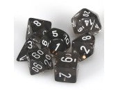 Chessex - 23078 Translucent Smoke w/White Numbers