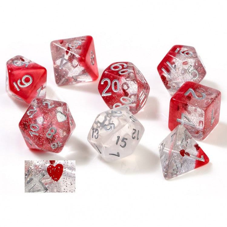 Sirius Dice SDZ000501 7-Set Hearts