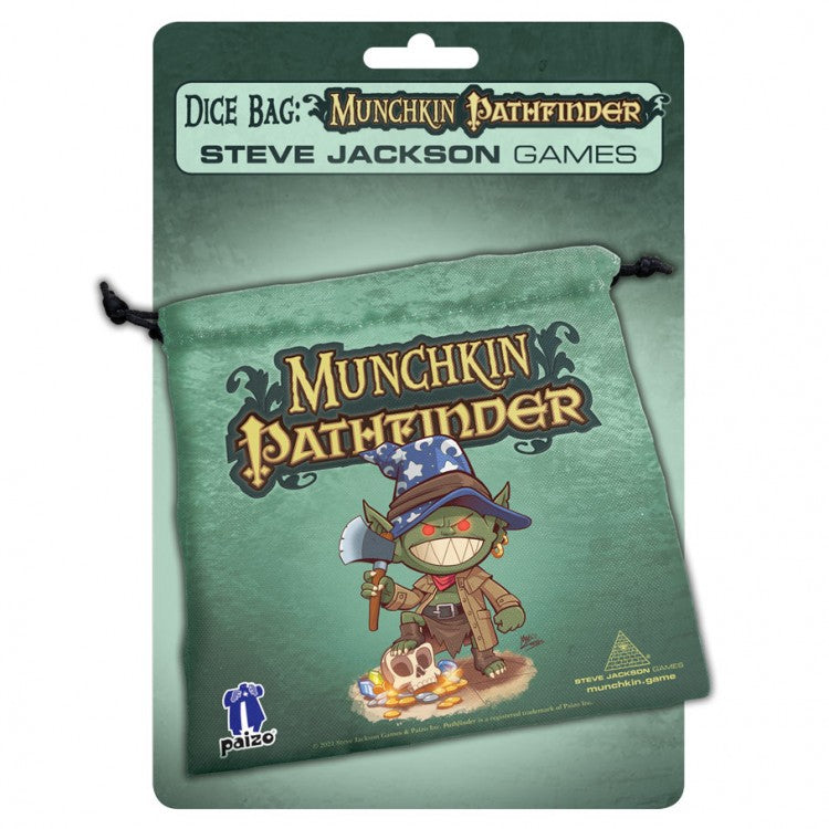 Sac à Dés Munchkin Steve Jackson Games - Grand Sac 7x7 Pouces Pour Plus De 100 Dés RPG