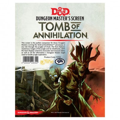 5E D&D Tomb of Annilation: DM Screen