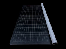 Chessex - 97480 Megamat 1" Reversible Black-Grey Squares