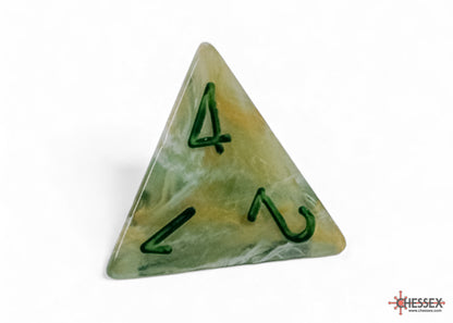 Chessex - 22409 Marble Mega-hedral Green/dark green 7-Die Set