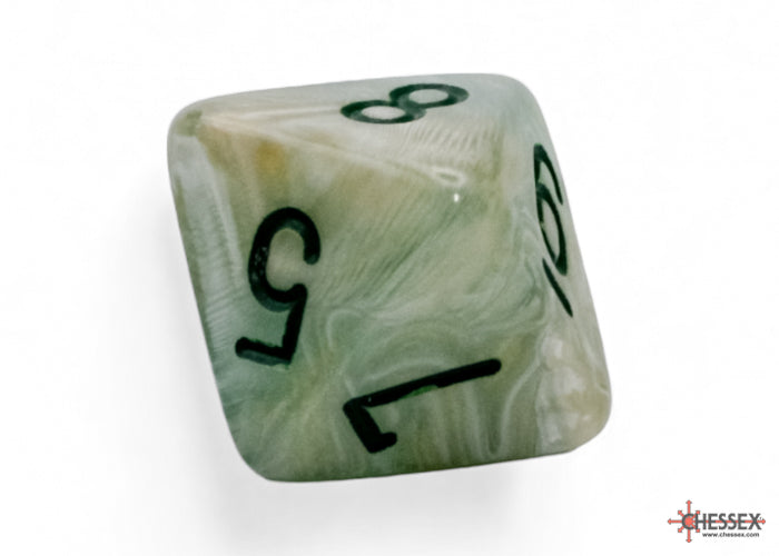 Chessex - 22409 Marble Mega-hedral Green/dark green 7-Die Set