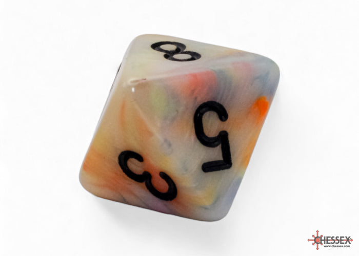 Chessex - 22442 Festive Mega-hedral Circus/black 7-Die set