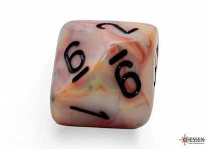 Chessex - 22442 Festive Mega-hedral Circus/black 7-Die set