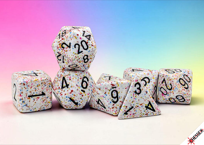 Chessex - 25321 Speckled Birthday Polyhedral 7-Dice Set