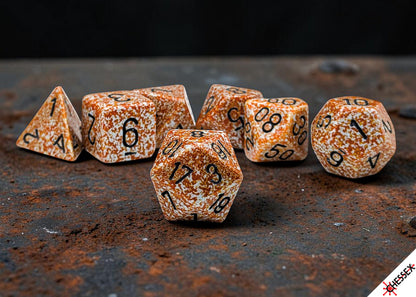 Chessex - 25333 Speckled Rust Polyhedral 7-Dice Set