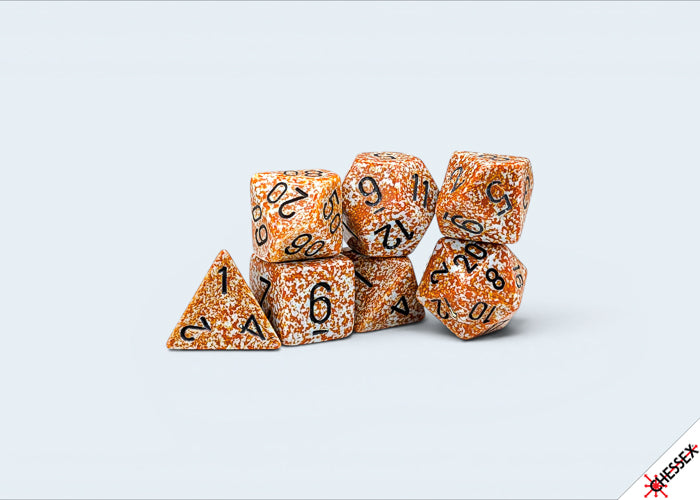 Chessex - 25333 Speckled Rust Polyhedral 7-Dice Set