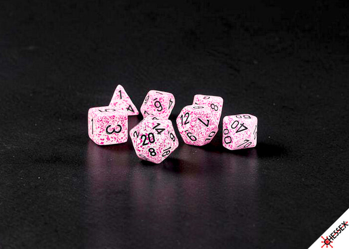 Chessex - 25354 Speckled Pink Polyhedral 7-Dice Set