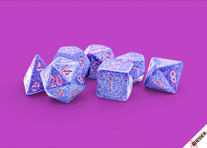 Chessex - 25367 Speckled Purple Passion Polyhedral 7-Dice Set
