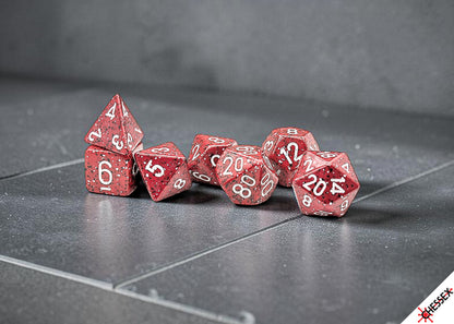 Chessex - 25374 Speckled Lava Stone Polyhedral 7-Dice Set