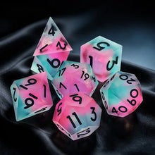TwoFaad - Snowcone Frosted Sharp Edge Dice