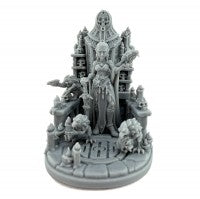 Reaper 01306 Ebonrest Witch with Scenic Base and Familiars