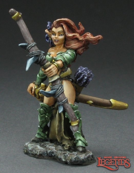 Reaper 03325 Valise, Dark Elf Tunnel Ranger (metal)