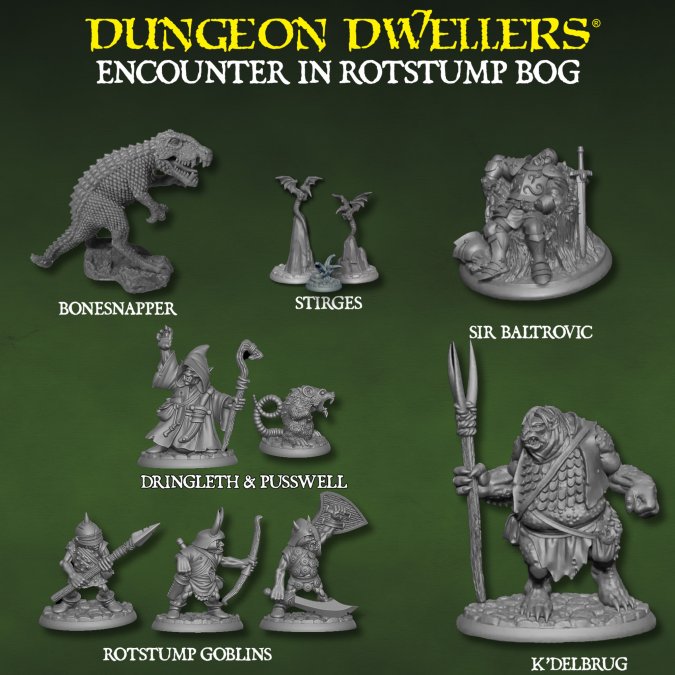 Reaper 07205 Encounter in the Rotstump Bog Deluxe Boxed Set