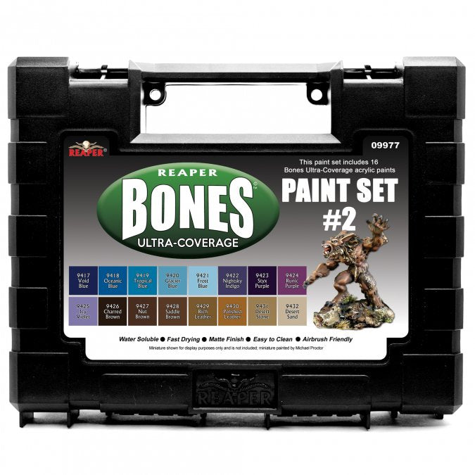 Reaper Paints: MSP Bones Ultra-Coverage Paints: Set #2 09977