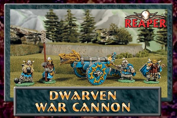 Reaper 10008 Dwarven War Cannon