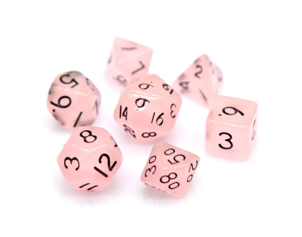 TwoFaad - Pink Mini 7- Piece Dice Set