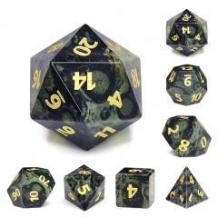 TwoFaad - Semi-Precious Gemstone Kambaba Jasper Dice