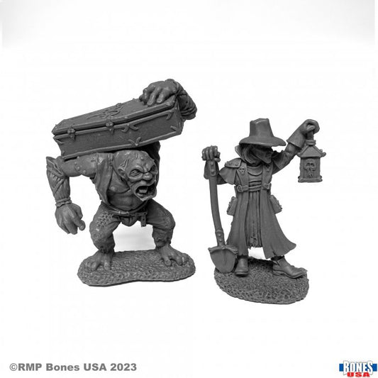 Reaper 30113 Townsfolk: Gravedigger and Henchman